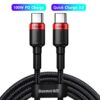 100W USB-C To USB-C Cable USB Type C PD Fast Charging Cable 5A USB C Cable for Fast Charger 10