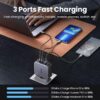 140W GaN USB Type C Charger Fast PD 3.1 & QC 4.0 3.0 USB C 140 Watt Power Charger Adapter 6