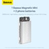 Power Bank 10000mAh Mini Magnetic Wireless Fast Charging Powerbank Magsafe with Auto-Wake Feature 3