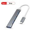 USB 3.0 Hub 4 Port High Speed Type c Splitter 5Gbps For PC and Laptops 1