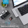 USB 3.1 Type-C Hub Including HDMI 4K / Thunderbolt 3 / USB C Hub / TF & SD Reader / PD Slots 4