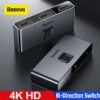 HDMI Switcher Male-Male 4K HD HDMI-Compatible Matrix Switch Adapter 1