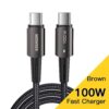 USB C To Type C Cable PD 100W 1M Fast Mobile Phone Charging Cord 7